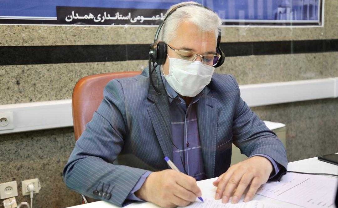 پاسخگویی فرماندار همدان به تماس‌های مردم با 111